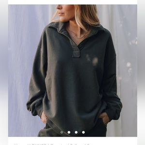 Daily Drills - OVERSIZED COLLARED CREW